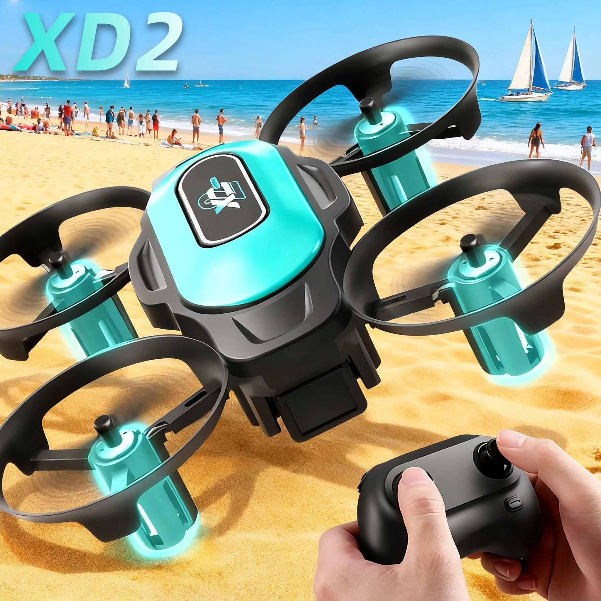 Drone Battery Box - XD2 Mini Drone, 360° Stunt Flips,