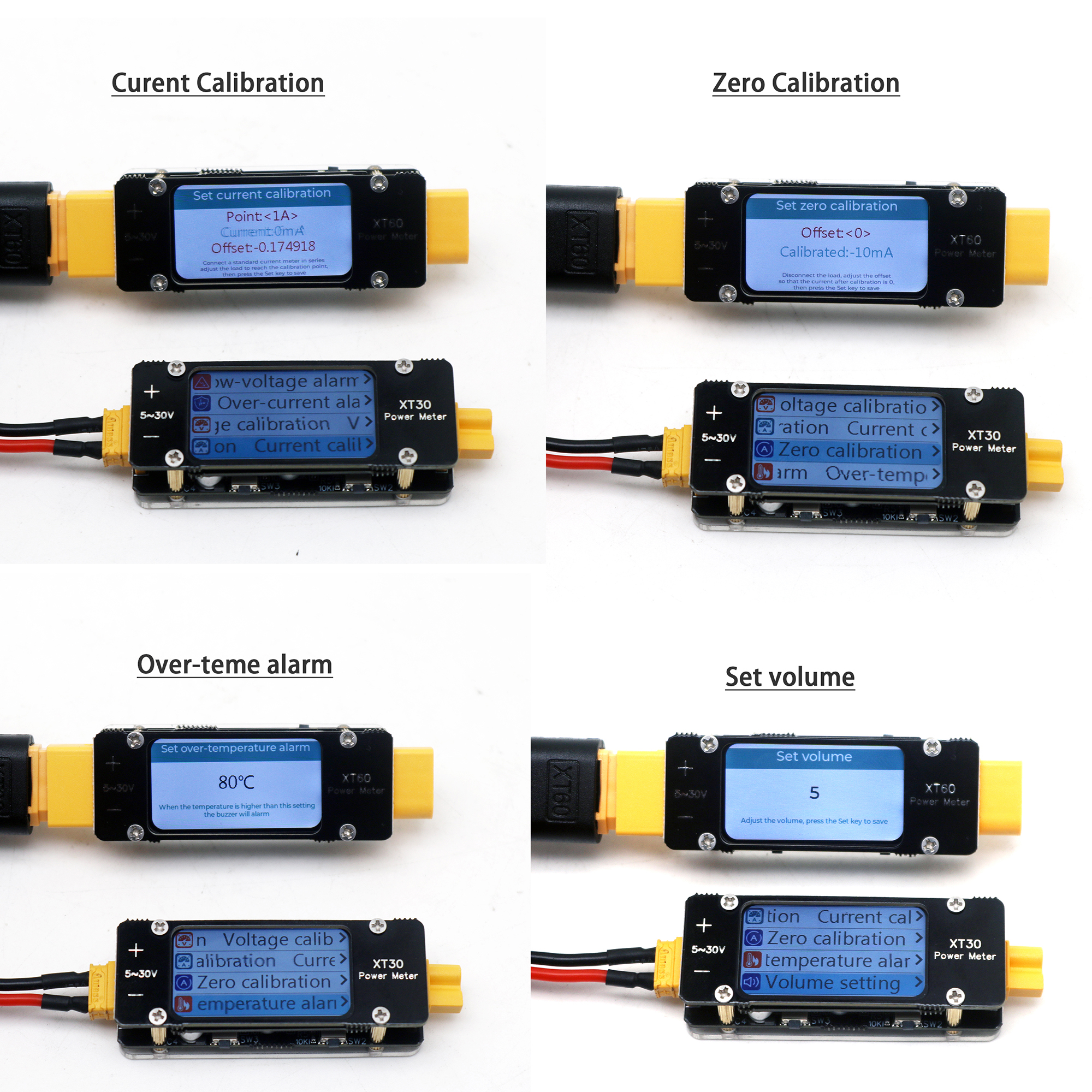 XT30 XT60 Ammeter Power Meter  - Drone Battery High Voltage review and price
