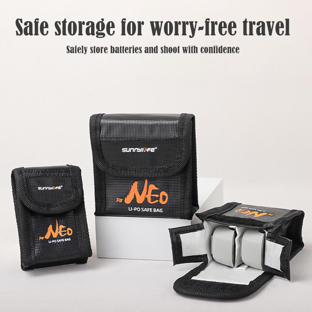 FOR DJI Neo Battery Explosion- - Drone Battery Bag review and price