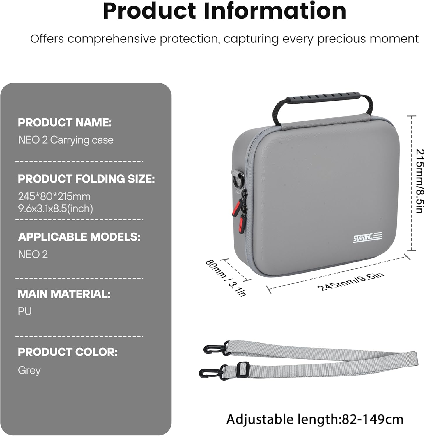STARTRC Neo 2 Portable PU Shou - Drone Battery Case review and price