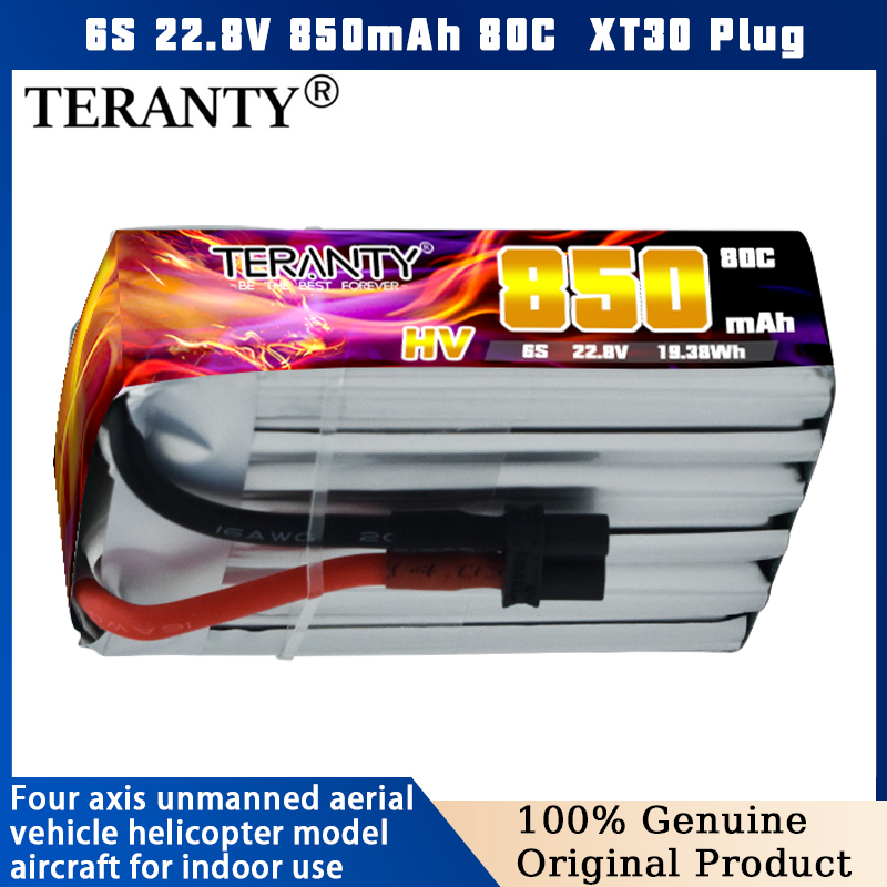 TERANTY 6S 22.8V 850mAh 80C HV - Drone Battery Plate review and price