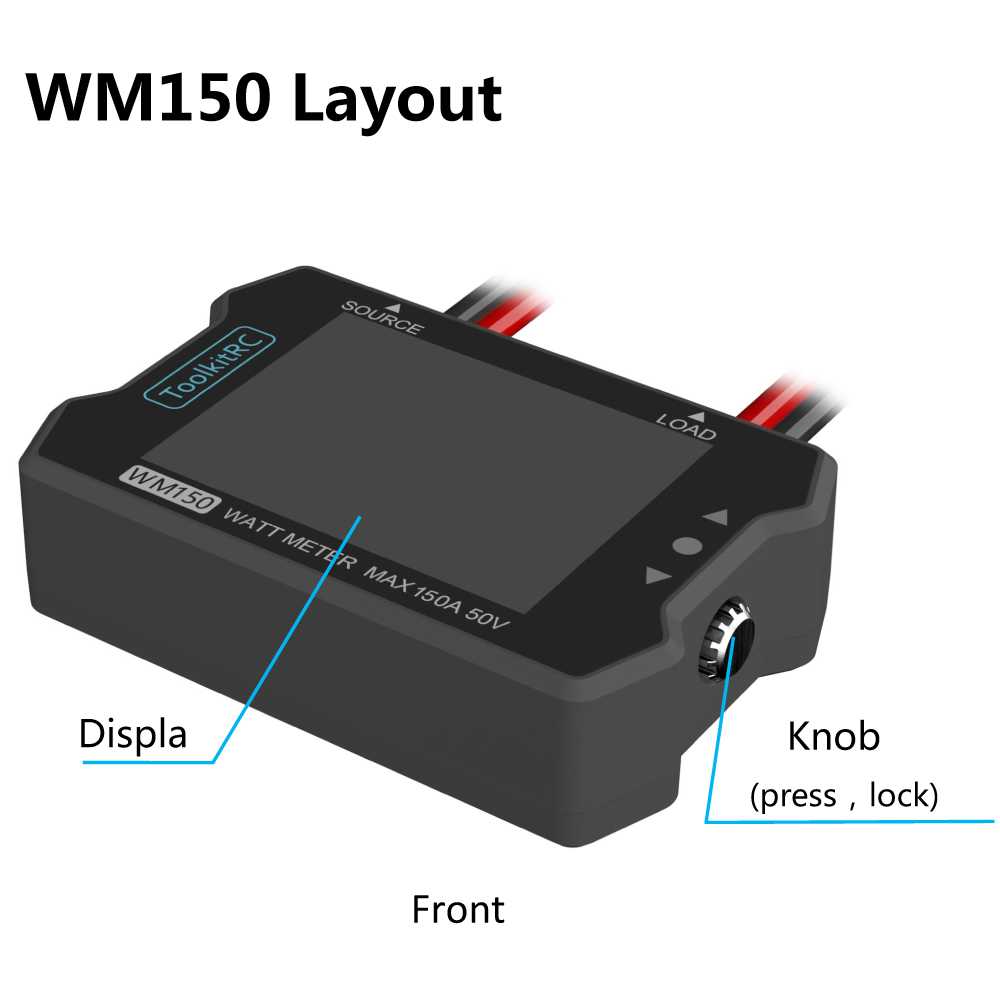 ToolkitRC WM150 150A 50V Watt  - Drone Battery Voltage Checker review and price