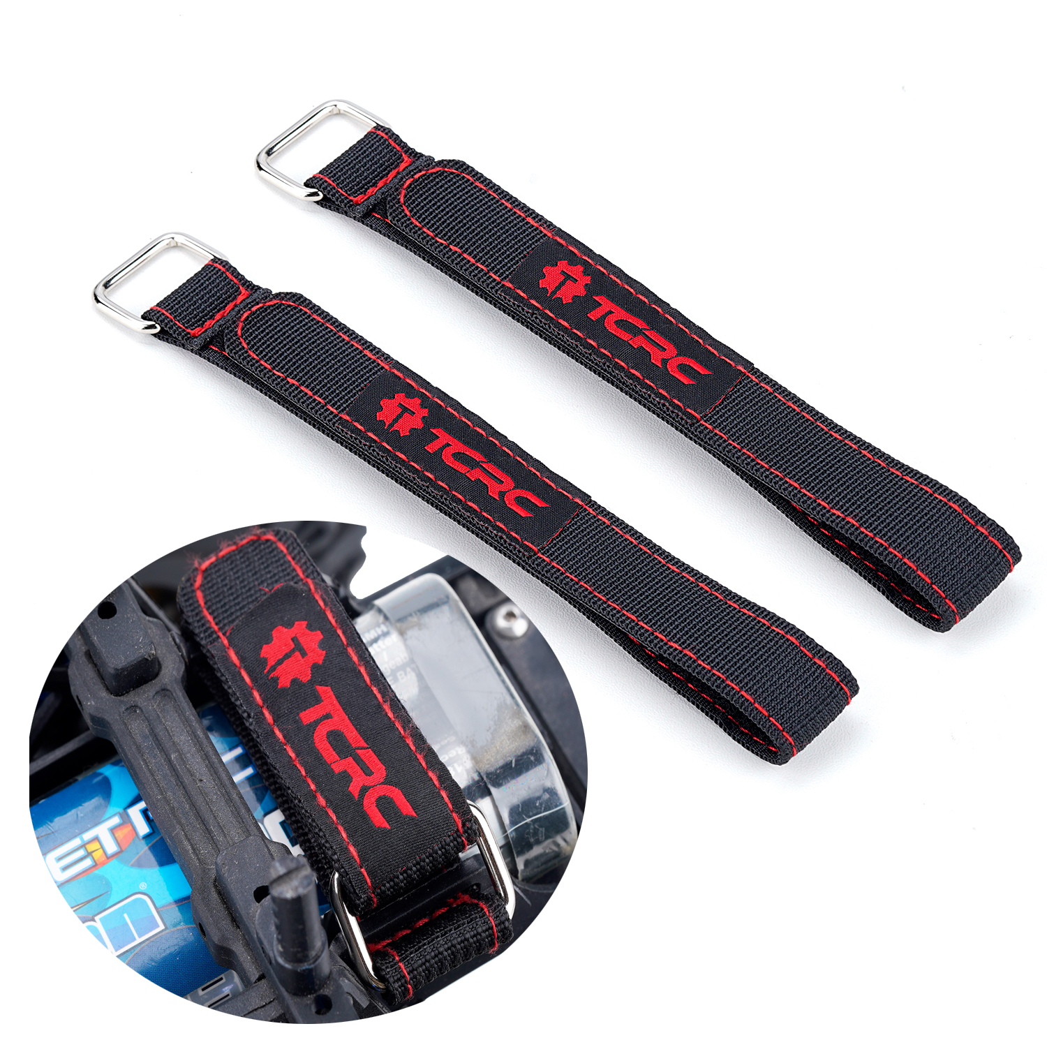 TCRC 2PCS 20x300MM Kevlar Stit - Drone Battery Strap review and price
