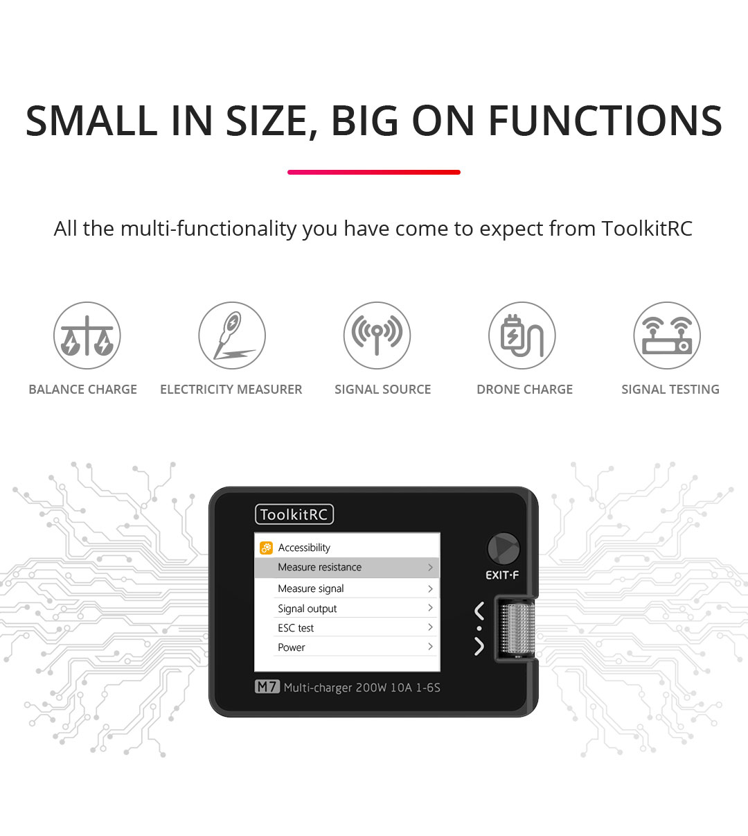 ToolkitRC M7 200W 10A Balance  - Drone Battery Voltage Checker review and price