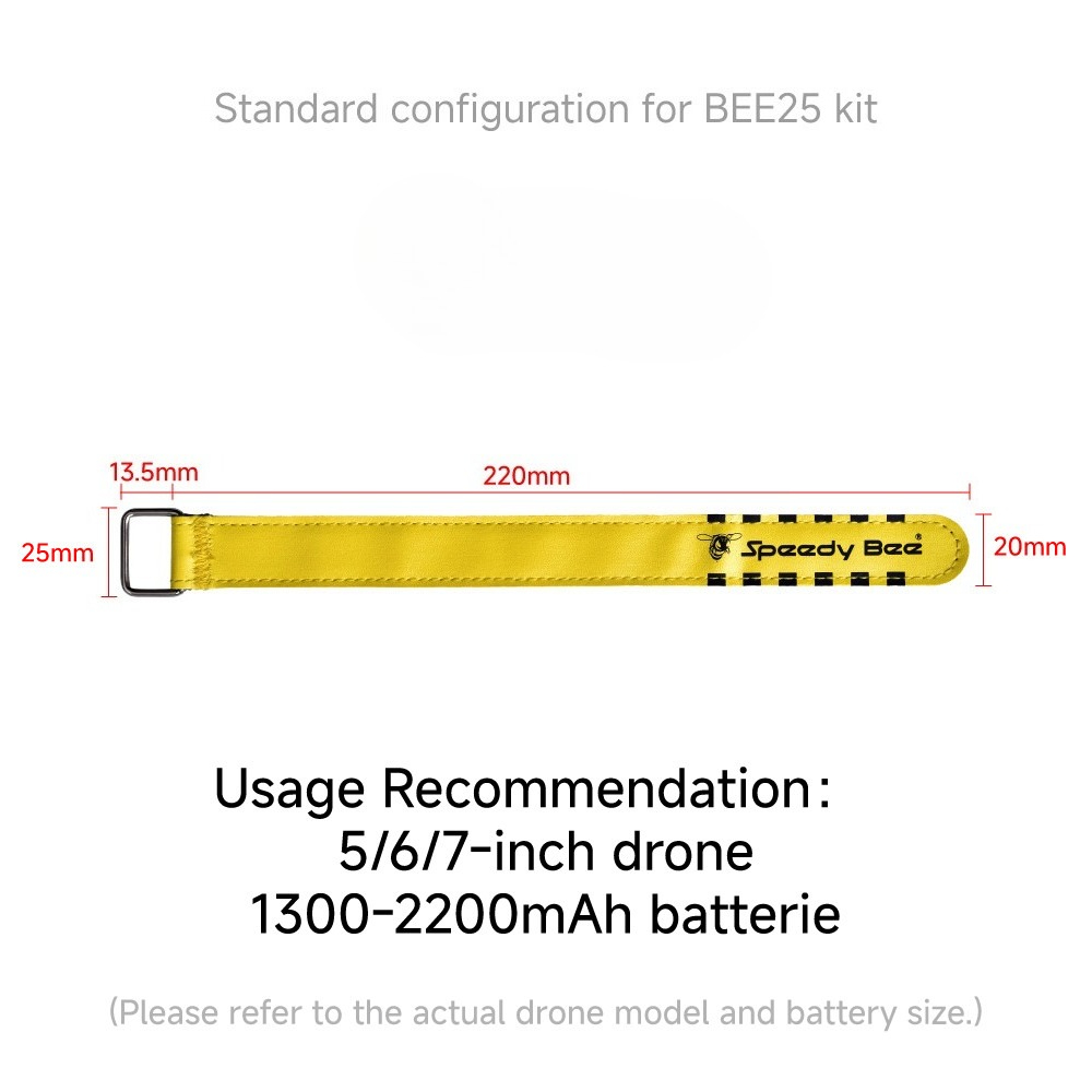SpeedyBee FPV Lipo Battery Tie - Drone Battery Strap review and price
