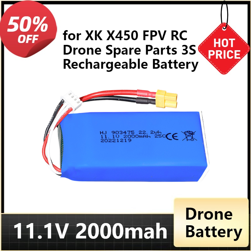 XT30 Plug 11.1v 2000mAh Lipo B - Drone Battery 3S review and price