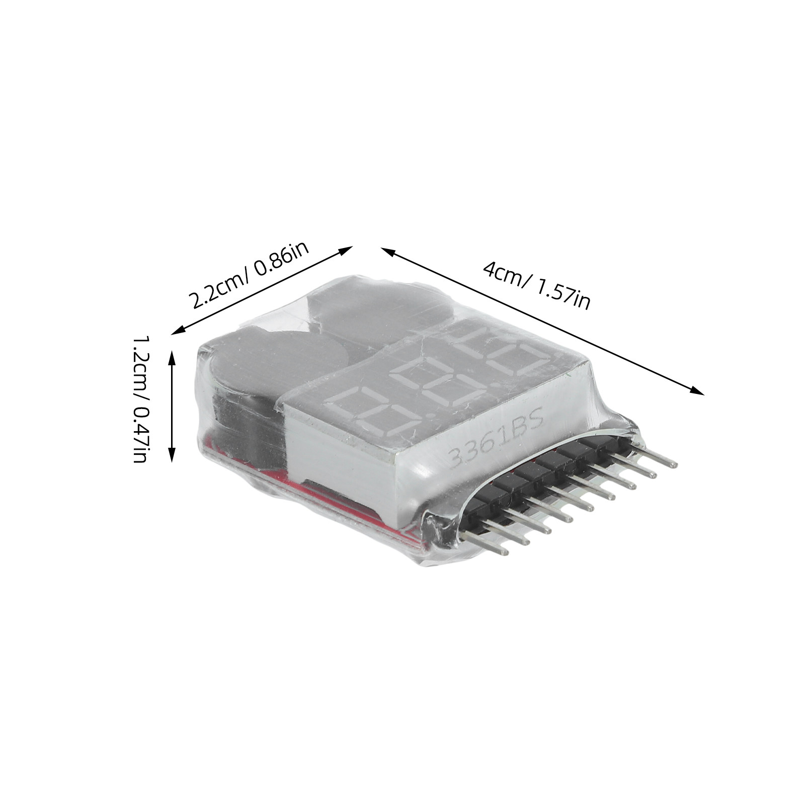 2Pcs Rc Battery Checker Lipo B - Drone Battery Voltage Checker review and price