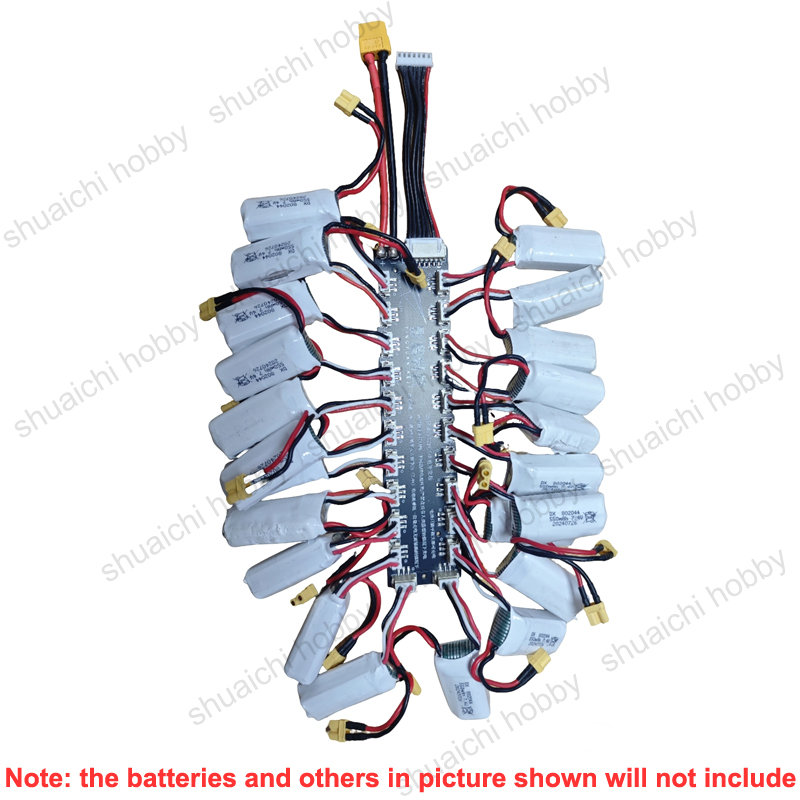 1PCS 2S (7.4V) Battery Paralle - Drone Battery Parallel Board review and price
