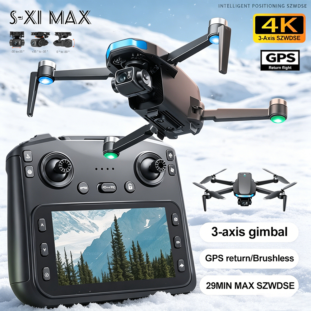 New S-X1 MAX Drone GPS 8K Prof - Drone Battery Box review and price