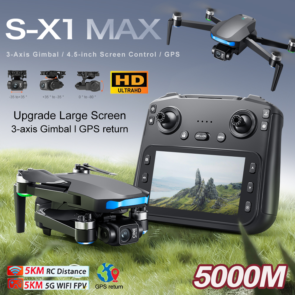 New S-X1 MAX Drone GPS 8K Prof - Drone Battery Box review and price